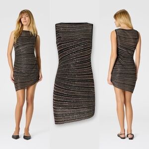 NWOT Missoni Boat neck mini dress with lamé stripes $1,920